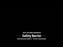 Flexible Fußgängerbarriere Kollisionsschutzgelände Lagersicherheitsbarriere Verkehrsschutzgelände