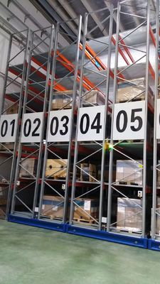 Verstellbares Schwerlast-Palettenregal mit 80x60 RHS-Strahl