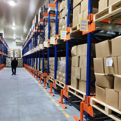 Zwei-Wege-Radio-Shuttle-Rack-Pallettläufer-Rack-System für die Kaltlagerung