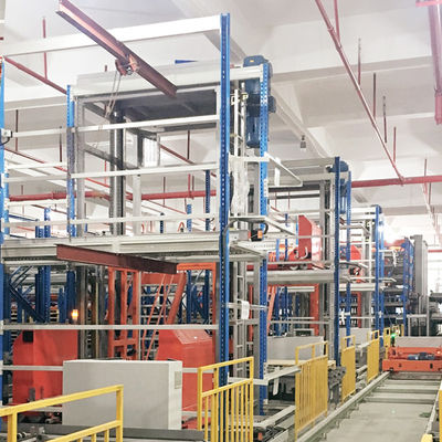 Zwei-Wege-Funk-Shuttle-Wagen und -Träger ASRS Automatisches Lager- und Bereitstellungssystem Paletten-Runner-Regalsystem