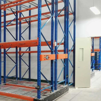 Elektrische mobile Palettenregale Schienenfreie Regale Lagerlagerlagerregale Elektrische mobile Regale
