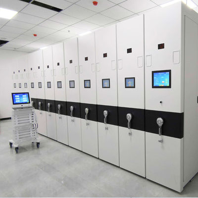 Intelligente elektronische Mobilregale Intelligente Archivregale Aufbewahrungsregale Stahl Intelligente Kompaktbibliotheken Aufbewahrungssysteme