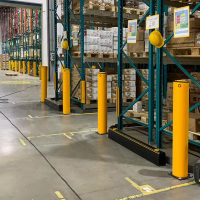 A53: Schrankschutz FS-2021A Lagerrack für Lagerlager Flexible Kollisionsschutzgeländer