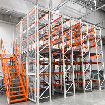 Mezzanine-Rack-Full-Rack-Mezzanine-Boden-Systeme Mehrstufige Rack-Lagerlager Lagerlager Supermarkt-Rack-Systeme