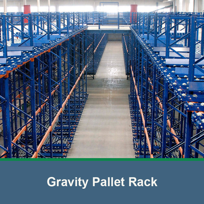 Schwerkraft-Paletten-Flow-Racks Schwerkraft-Racks Lagerhaus-Lagerracks Schwerkraft-Racks