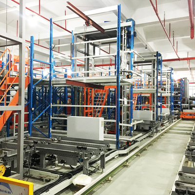 Transport- und Shuttlefahrzeug dreidimensionales Lagersystem Automatisches Speicher- und Abrufsystem ASRS
