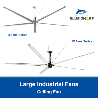 Große industrielle HVLS-Deckenventilatoren für Fabrikgroße Werkstattventilatoren