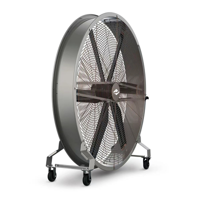 Große industrielle Ventilatoren für Werkstätten Große HVLS-Ventilatoren mit Kollisionsschutzblättern