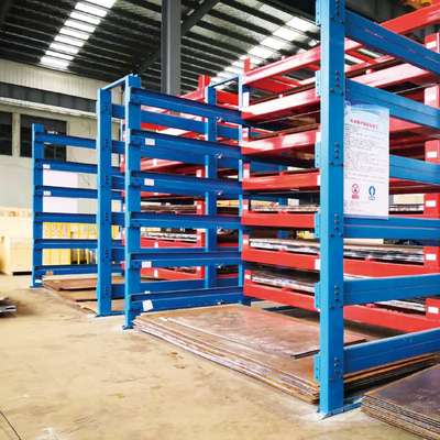 B39 Roll-out-Blattregal Schubladenregal Stahlplattenregal Schwerlastlagerlager