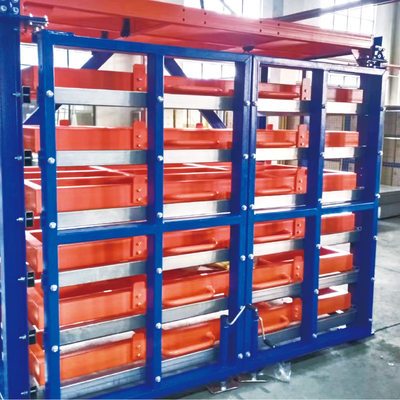 B39 Roll-out-Blattregal Schubladenregal Stahlplattenregal Schwerlastlagerlager