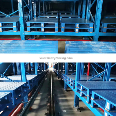 Stahl- und Holzstruktur-Pallets Eisenpallet Metallpallet für ASRS Automatisches Speicher- und Abholsystem