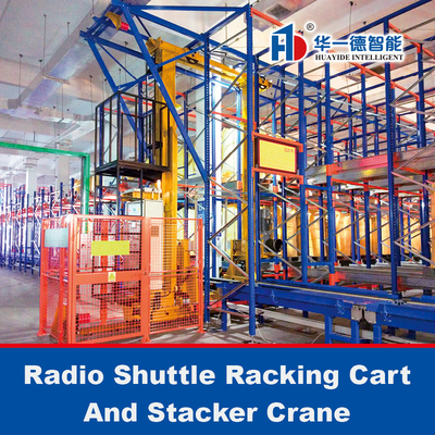 Radio Shuttle Rack Cart And Stacker Crane für automatische Lagerung und Abholung System ASRS Lagerlager Lagerregal