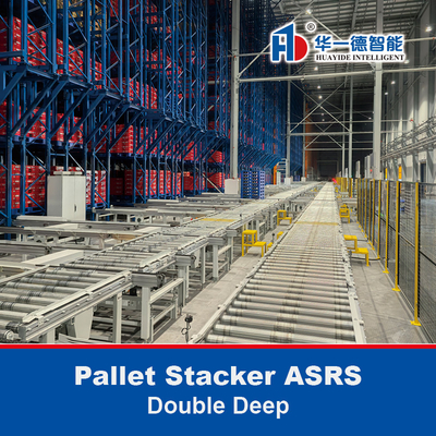 Doppel-Tiefen-Palettenstapler ASRS, automatisches Lagersystem und Abholsystem