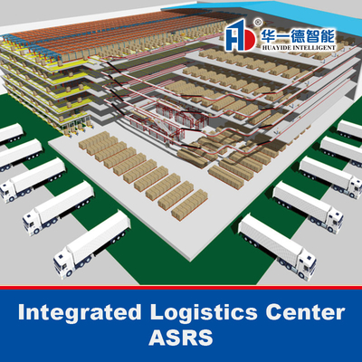 Integriertes Logistikzentrum ASRS,Automatisiertes Shuttle-Speichersystem,Automatisiertes Speicher- und Abholsystem