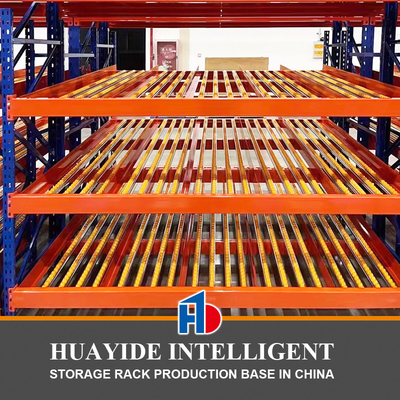 A24: Karton-Flow Racking Gravity Roller Racking Rollenförderständer mit Aluminiumlegierungswalzen