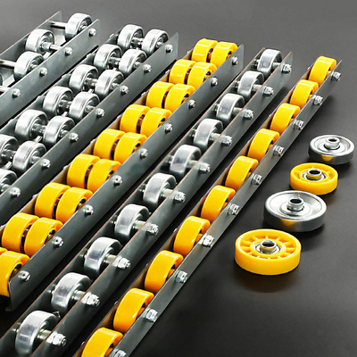 A24: Karton-Flow Racking Gravity Roller Racking Rollenförderständer mit Aluminiumlegierungswalzen