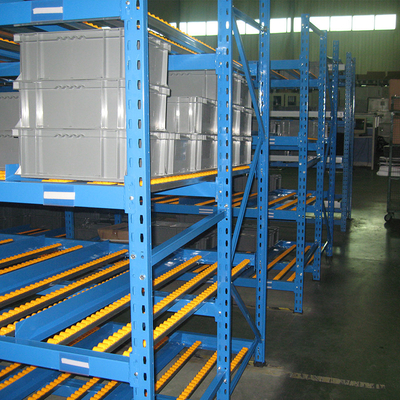 A15: Karton Flow Racking Rollenregal Schwerkraft Rollenregal Rollenförderregalen