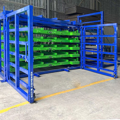 A14: Ausrollen von Metallblech-Speicherregalen Schwerlastschubladen Metallkonstruktion Schubladenregalen Schubladenregalen für die Speicherung von Blechen