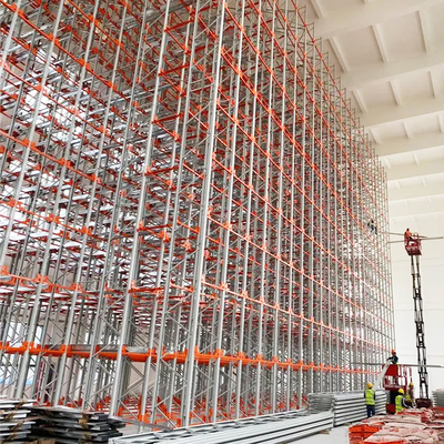 B14 System zur Automatisierung der logistischen Lagerhaltung ASRS mit selektiven Lagerregalen