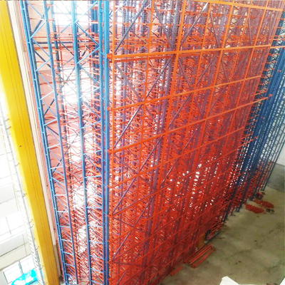 B14 System zur Automatisierung der logistischen Lagerhaltung ASRS mit selektiven Lagerregalen