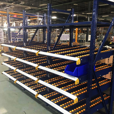B28 Karton-Flow-Rack für das Abholen von Racks, Gravitations-Flow-Roller-Rack, Lagerlagerrack