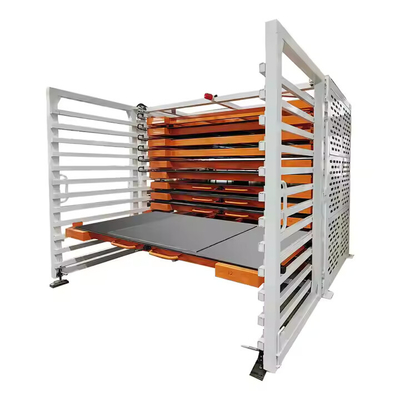 Ausrollen Metall-Struktur-Rack Schwerlast-Handbuch Horizontales Blech-Metall-Speicher-Rack Industriezweck