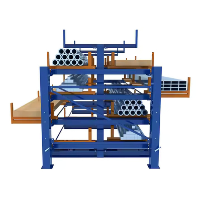 Rohr- Teleskop-Streckhalter Metallblech Lagerlager-Lagerregal Teleskop-Streckhalter Lange Materialien