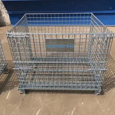 B42 Lagerkäfig für Logistiklager ASRS Klappbarer Seilnetzbehälter