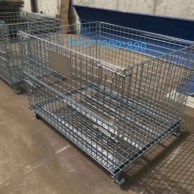 B42 Lagerkäfig für Logistiklager ASRS Klappbarer Seilnetzbehälter