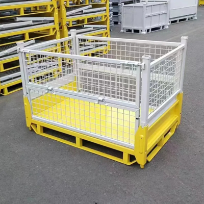 B42 Lagerkäfig für Logistiklager ASRS Klappbarer Seilnetzbehälter