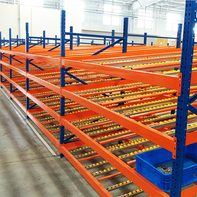 B47: Warenflussregal für Kartonlagerung, Schwerkraft-Rollregal, Karton-Fließregal