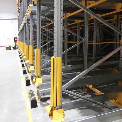 Radio Shuttle Pallet Rack Upright Protectors Rack End Guard Polymer Safety Barrier Traffic Guardrails