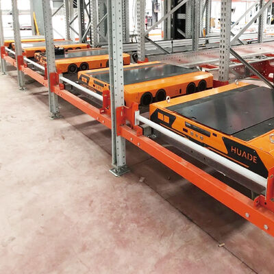 Vierwege-Shuttle-Palette ASRS Raumtemperatur Lagerhaus Automatisches Speicher- und Abholsystem Radio-Shuttle-Rack