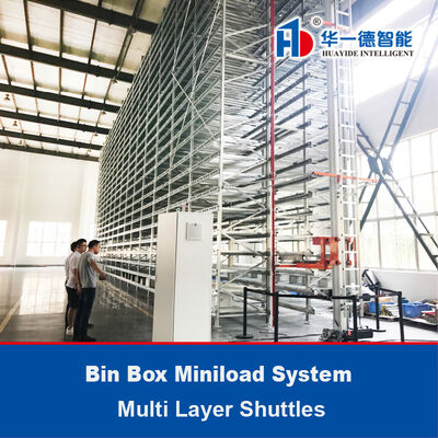 Bin Box Miniload System Mehrschicht Shuttles Miniload Stapler Kran ASRS automatische Box Picking und Abholung System