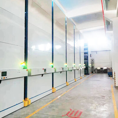 Fahrzeugteile 2.5T Last Elektrische mobile Regale mit Führungsschiene