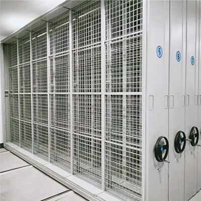 Manuelle mobile Regale handgekurbelte bewegliche Kompaktregale Archivverdichter-Regalsystem