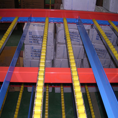 A15: Karton Flow Racking Rollenregal Schwerkraft Rollenregal Rollenförderregalen
