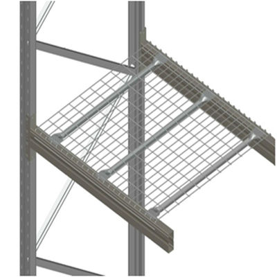 4000 kg pro Stufe Schwerlast-Palettenregal mit 80×60 RHS-Strahl