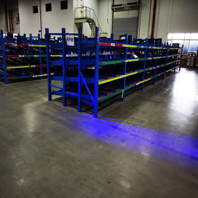 B47: Warenflussregal für Kartonlagerung, Schwerkraft-Rollregal, Karton-Fließregal