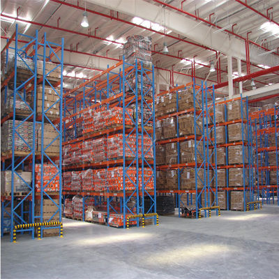 Verstellbares Schwerlast-Palettenregal mit 80x60 RHS-Strahl