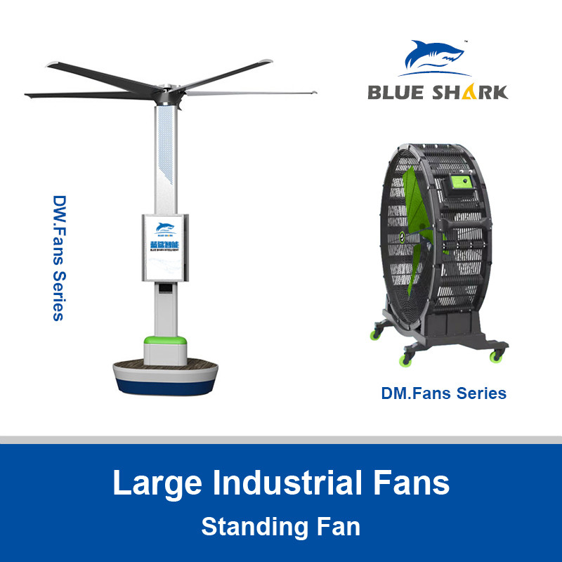 Großes industrielles Standventilator für Lager große Werkstatt Großes HVLS-Ventilator für Fabrik
