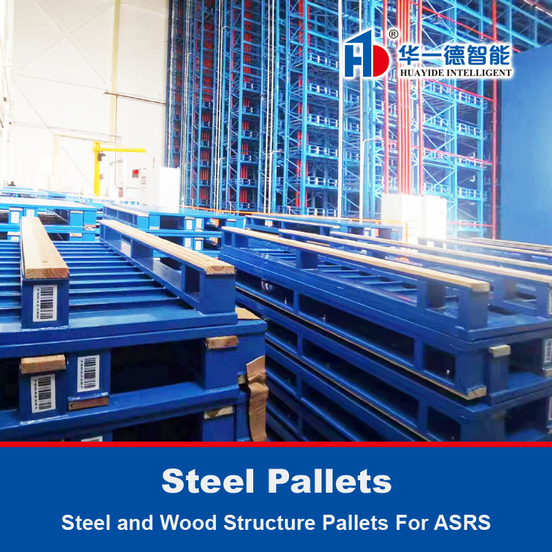 Stahl- und Holzstruktur-Pallets Eisenpallet Metallpallet für ASRS Automatisches Speicher- und Abholsystem