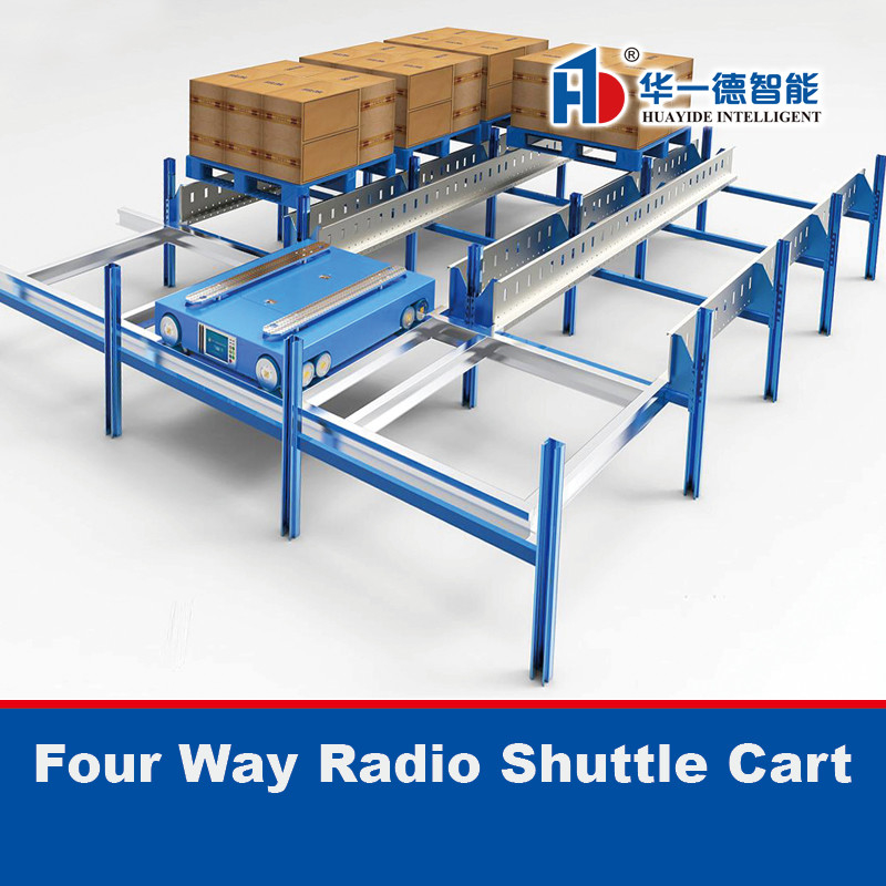 Vierwege-Radio-Shuttle-Wagen für Vierwege-Radio-Shuttle-Rack Radio-Shuttle-Palettenläufer Autorack