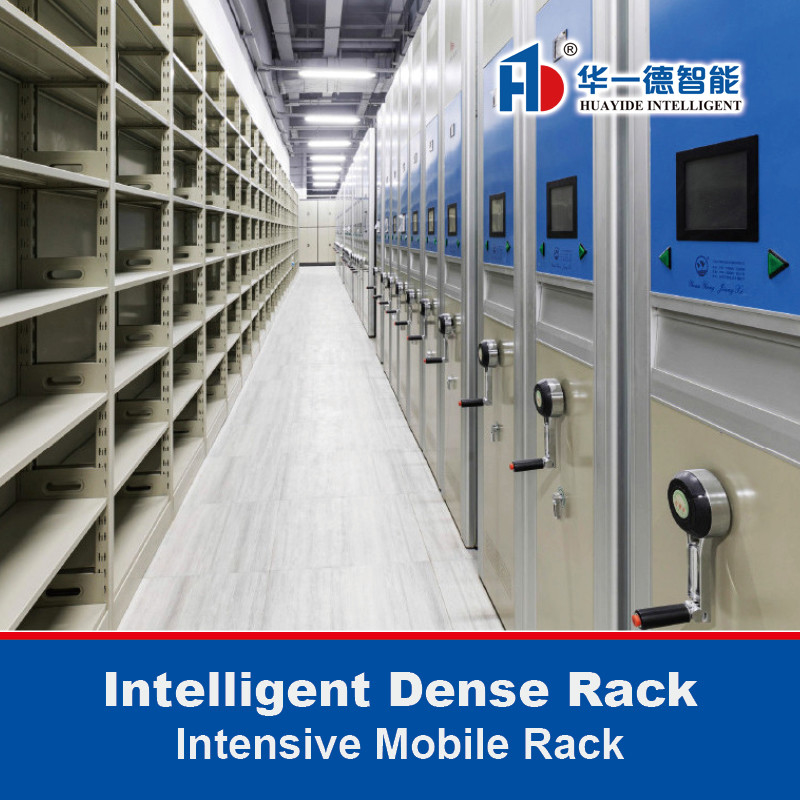 Mobiler Verdichter Aufbewahrungssystem Handschub Elektronisches Mobilregal Archivierschrank Dichtes Regal