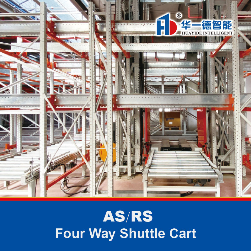Vierwege-Shuttle-Wagen ASRS Automatisches Speicher- und Abrufsystem Vierwege-Shuttle-Wagen