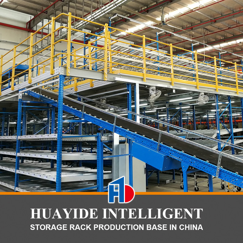 A25: Mezzanine-Rack, unterstützt durch Karton-Flow-Rack, mehrstufiges Rack, Lagerlagerrack