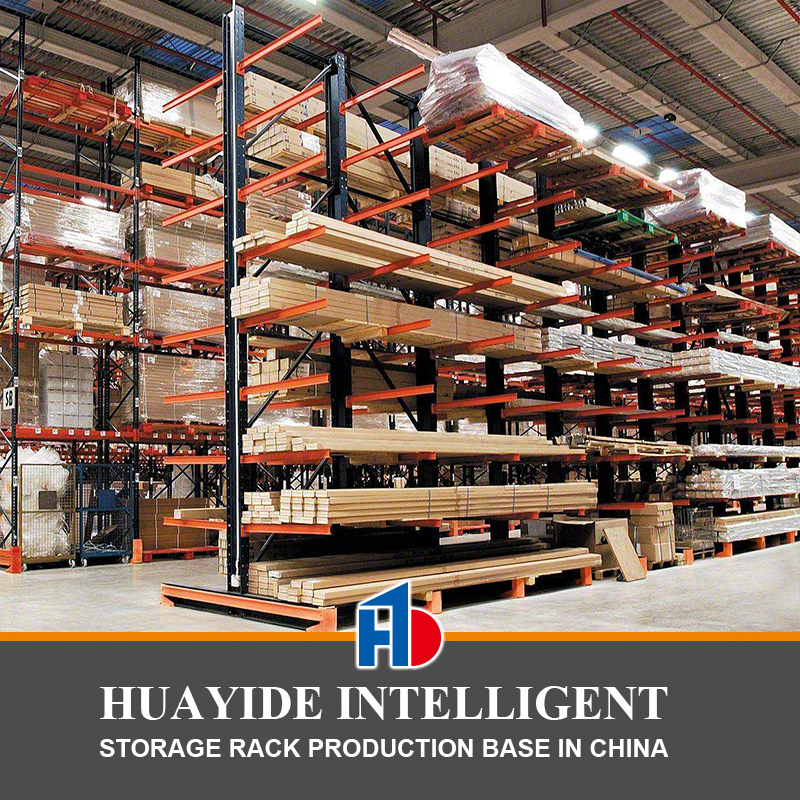 Q235B Stahl Schwerlast Kragarmregal System OEM pulverbeschichtet