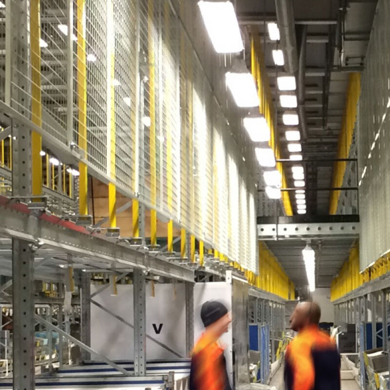 Hintere Gitterzaun für Lagerregale Schwerlast-Palettenregale