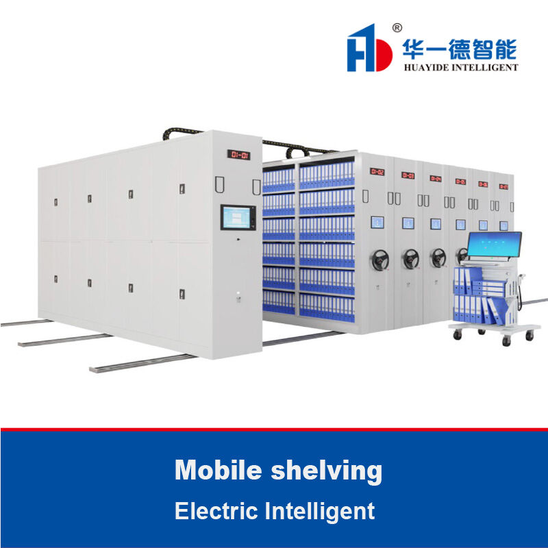 Intelligente elektronische Mobilregale Intelligente Archivregale Aufbewahrungsregale Stahl Intelligente Kompaktbibliotheken Aufbewahrungssysteme